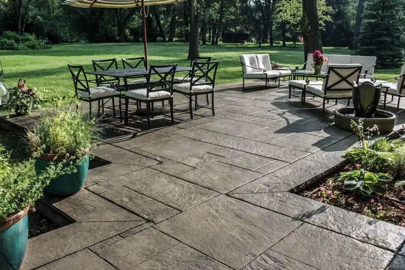 Stamped concrete services